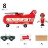 imageBRIO World 33886  Cargo Helicopter  Premium Wooden Train Toy  Safe and Durable  Compatible with All Sets  Fun for Toddlers and Kids  Includes Figure and Accessories