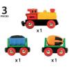 imageBRIO World Battery Operated Action Train  Motorized for Wooden Tracks  Kids Electric Set  Includes Moving Coal Wagon ampamp Rotating Cement Mixer  Compatible with All Railway Sets  Kids Ages 3 ampamp UpTrain