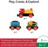 imageBRIO World Battery Operated Action Train  Motorized for Wooden Tracks  Kids Electric Set  Includes Moving Coal Wagon ampamp Rotating Cement Mixer  Compatible with All Railway Sets  Kids Ages 3 ampamp UpTrain