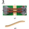 imageBRIO World Collapsing Bridge for Wooden Train Set  3Piece Accessory  FSCCertified  Compatible with BRIO Railway and Train Track Sets  Encourages Fun Creativity  Kids Ages 3 ampamp UpCollapsing Bridge
