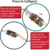 imageBRIO World Collapsing Bridge for Wooden Train Set  3Piece Accessory  FSCCertified  Compatible with BRIO Railway and Train Track Sets  Encourages Fun Creativity  Kids Ages 3 ampamp UpCollapsing Bridge