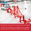 imageBRIO World Double Suspension Bridge  FSCCertified Longest Wooden Train Track Bridge  Compatible with All BRIO Railway Sets  5Piece Set of 2 Bridges ampamp 3 Tracks  Creative Fun for Kids Ages 3 ampamp Up