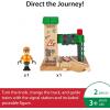 imageBRIO World Signal Station Set  2Piece Wooden Train Track Toy with Interactive Red Light and Figurine  FSC Certified  Compatible with All BRIO Railway Train Toys  Kids Ages 3 ampamp UpStation