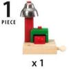 imageBrio Magnetic Bell Signal Green  Accessory for Toy Train Sets Ages 3 and Up