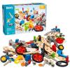 imageBRIO Builder 34587 Construction Set  136Piece STEM Toy with Wood and Plastic for Kids  Enhances Creative Skills  Safety Tested  Age 3 and UpConstruction Set