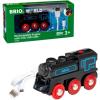 imageBRIO World  33599 Rechargeable Engine  BatteryPowered Toy Train for Kids Aged 3