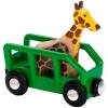 imageBRIO World  33724 Giraffe and Wagon Set  Imaginative Play Toy Train Accessory for Kids  FSCCertified Wood  Engineered for Toddlers 3 and Up Green