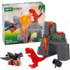 imageBRIO World  36092 Dinosaur Erupting Volcano  Toy Train Set for Kids Aged 3 Years Up