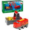 imageBRIO World 33213  Remote Control Train Set  Wooden Toy for Kids  Enhances Logical Thinking  Compatible Railway Toys  Ideal for Ages 3 and UpTrain Engine
