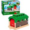 imageBRIO World 33574  Train Garage  1 Piece Wooden Toy Train Accessory for Kids Age 3 and Up