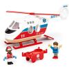 imageBRIO World 36022 Rescue Helicopter  Kids Train Set Accessory  Interactive Roleplay Toy  Enhances Motor Skills  FSCCertified Beech Wood Construction