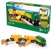 imageBRIO World Farm Train Set  5Piece FSCCertified Accessories  Works with All Wooden Railway Sets  Includes Engine Horse Cow ampamp Livestock Cars  Fun Play for Kids Ages 3 ampamp UpBRIO World 33404  Farm Train  5Piece Wooden Toy Train Set for Kids  Ideal for Ages 3  Up  Certified Sustainable Materials