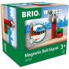 imageBrio Magnetic Bell Signal Green  Accessory for Toy Train Sets Ages 3 and Up