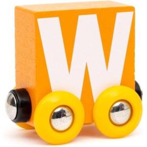 imageBRIO  Letter Train W  Wooden Train Set Accessory Toy for Kids Age 2 Years Up