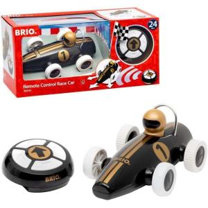 imageBRIO Black ampamp Gold Remote Control Race Car for Toddlers 24 Months and Up