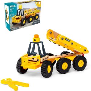 imageBRIO Builder  34599 Volvo Hauler  Educational Construction Toy for Kids Age 3 Years Up