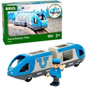 imageBRIO World  33506 Travel Battery Train  3Piece BatteryOperated Toy Train Set  Ideal for Kids Ages 3 and Up  Compatible with All BRIO Train Sets