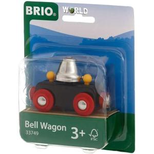 imageBrio World  33749 Bell Wagon  Interactive Train Toy for Kids  Develops Motor Skills  Compatible with BRIO Railway Toys  Ideal for Ages 3 and Up