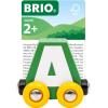 imageBRIO  Letter Train A  Wooden Train Set Accessory Toy for Kids Age 2 Years Up