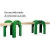 imageBRIO World  33253 Stacking Track Supports  2 Piece Toy Train Accessory for Kids Age 3 and Up  GreenTrain Accessory