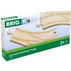 imageBRIO World  33346 Curved Switching Tracks  2 Piece Toy Train Accessory for Kids Ages 3 and Up
