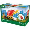 imageBRIO World  33797 Firefighter Helicopter  3 Piece Helicopter Toy for Kids Ages 3 and Up