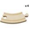 imageBRIO World 33337  Premium 4Piece Short Curved Tracks  Wooden Train Toy Set for Kids amp Toddlers  Age 3  Versatile amp Compatible  FSCCertified Sustainable Wood  Child ASIN B08J88V5QW