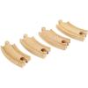 imageBRIO World 33337  Premium 4Piece Short Curved Tracks  Wooden Train Toy Set for Kids amp Toddlers  Age 3  Versatile amp Compatible  FSCCertified Sustainable Wood  Child ASIN B08J88V5QW