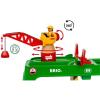 imageBrio Container Crane  Magnetic Hook Crane Toy  FSCCertified Craftsmanship  Enhances Motor Skills  Perfect Addition to Brio Railway Set  Suitable for Children Aged 3