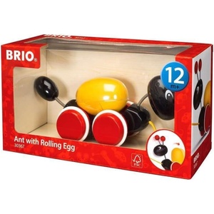 image:imageBRIO Infant ampToddler 30367  Pull Along Ant Wood Toy with Moving Egg for Kids Ages 1 and Up