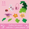 image:imageBRIO Flora Azalea Flower Swing  Charming 11Piece Interactive Build amp Decorate Playset for Imaginative Play  Ages 3