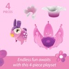 image:imageBRIO Flora Heather Flower House  Charming 4Piece Interactive Build amp Decorate Playset for OpenEnded Imaginative Play  Ages 3