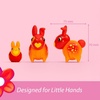 image:imageBRIO Flora Zinnia amp Peach Figures  2Piece Character amp Buddy Set  Nature Inspired Imaginative Play  for Girls and Boys  Ages 3