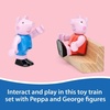 image:imageBRIO World Peppa Pig Train Set  18Piece FSCCertified Wooden Railway Set  Includes Peppa and George Figures  Works with All BRIO Train Sets  Ages 3