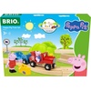 image:imageBRIO World Peppa Pig Train Set  18Piece FSCCertified Wooden Railway Set  Includes Peppa and George Figures  Works with All BRIO Train Sets  Ages 3