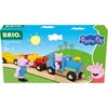 image:imageBRIO World Peppa Pig Train  6Piece Wooden Toy Train Playset with Peppa amp George Figures  Works with All World Railway Sets  FSCCertified  Imaginative Play for Kids Ages 3 amp Up