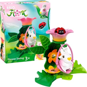 image:imageBRIO Flora Azalea Flower Swing  Charming 11Piece Interactive Build amp Decorate Playset for Imaginative Play  Ages 3
