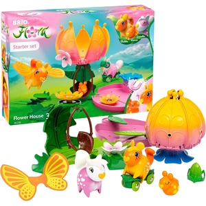 image:imageBRIO Flora Flower House Starter Set  19Piece Interactive Build amp Decorate Playset for OpenEnded Imaginative Play  Ages 3