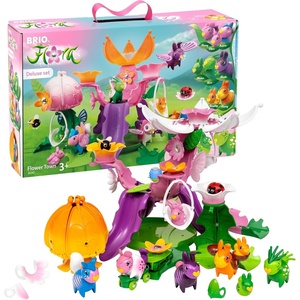 image:imageBRIO Flora Flower Town Deluxe Set  47Piece Interactive Build amp Decorate Playset for OpenEnded Imaginative Play  Ages 3