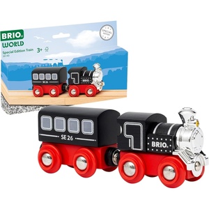 image:imageBRIO World Special Edition Train 2026  LimitedEdition 2Piece Wooden Steam Train  Collectible Design  Works with All World Railway Sets  Kids Ages 3 amp Up