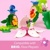 image:imageBRIO Flora Poppy Flower House  Charming 4Piece Interactive Build amp Decorate Playset for OpenEnded Imaginative Play  Ages 3