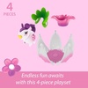 image:imageBRIO Flora Poppy Flower House  Charming 4Piece Interactive Build amp Decorate Playset for OpenEnded Imaginative Play  Ages 3